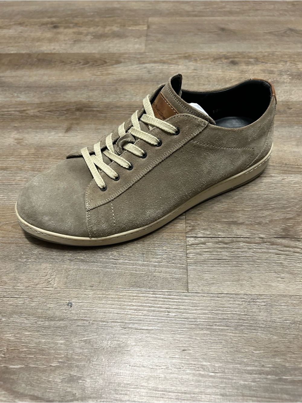 To Boot New York Barlow Men’s Size 10.5 Suede Lace-Up Low Top Sneakers Taupe - Picture 7 of 10